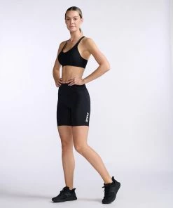 2XU - Aero Tri Short - Women's - Black/White - 2023 -ZONE3 shop WT6435b BLK WHT 20 14498.1666344417