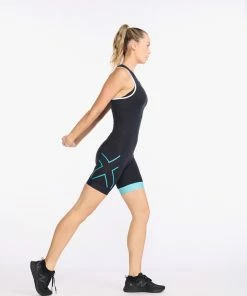 2XU - Core Trisuit - Women's - Black/Porcelain 28 2XU - Core Trisuit - Women's - Black/Porcelain -ZONE3 shop WT6440d BLK PRC 12 32281.1652774314