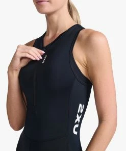 2XU - Core Trisuit - Women's - Black/White - 2023 -ZONE3 shop WT6440d BLK WHT 24 1 10201.1666344187