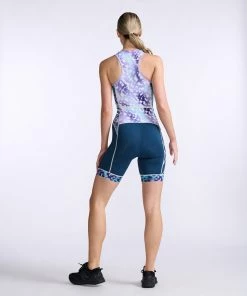2XU - Core Trisuit - Women's - Moonlight/White - 2023 45 2XU - Core Trisuit - Women's - Moonlight/White - 2023 -ZONE3 shop WT6440d MNL WHT 07 45677.1666344127