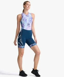 2XU - Core Trisuit - Women's - Moonlight/White - 2023
