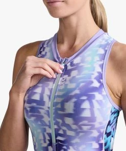 2XU - Core Trisuit - Women's - Moonlight/White - 2023 56 2XU - Core Trisuit - Women's - Moonlight/White - 2023 -ZONE3 shop WT6440d MNL WHT 23 89078.1666344127