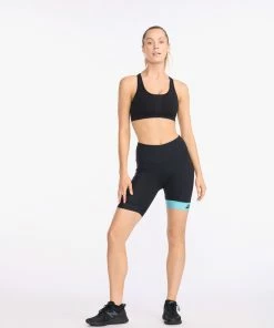 2XU - Core 7 Inch Tri Short - Women's - Black/Porcelain -ZONE3 shop WT6442b BLK PRC 03 23193.1645198481