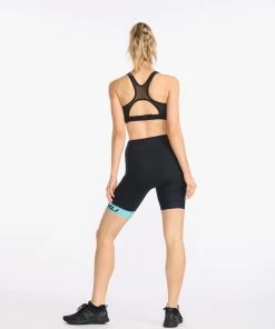 2XU - Core 7 Inch Tri Short - Women's - Black/Porcelain -ZONE3 shop WT6442b BLK PRC 09 88516.1645198481
