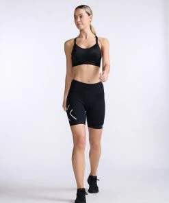 2XU - Core Tri Short - Women's - Black/White - 2023 -ZONE3 shop WT6442b BLK WHT 05 98468.1666344237