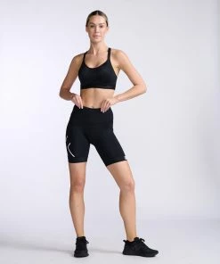 2XU - Core Tri Short - Women's - Black/White - 2023 -ZONE3 shop WT6442b BLK WHT 13 55248.1666344237