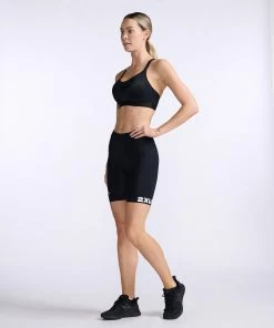 2XU - Core Tri Short - Women's - Black/White - 2023 -ZONE3 shop WT6442b BLK WHT 15 24466.1666344237