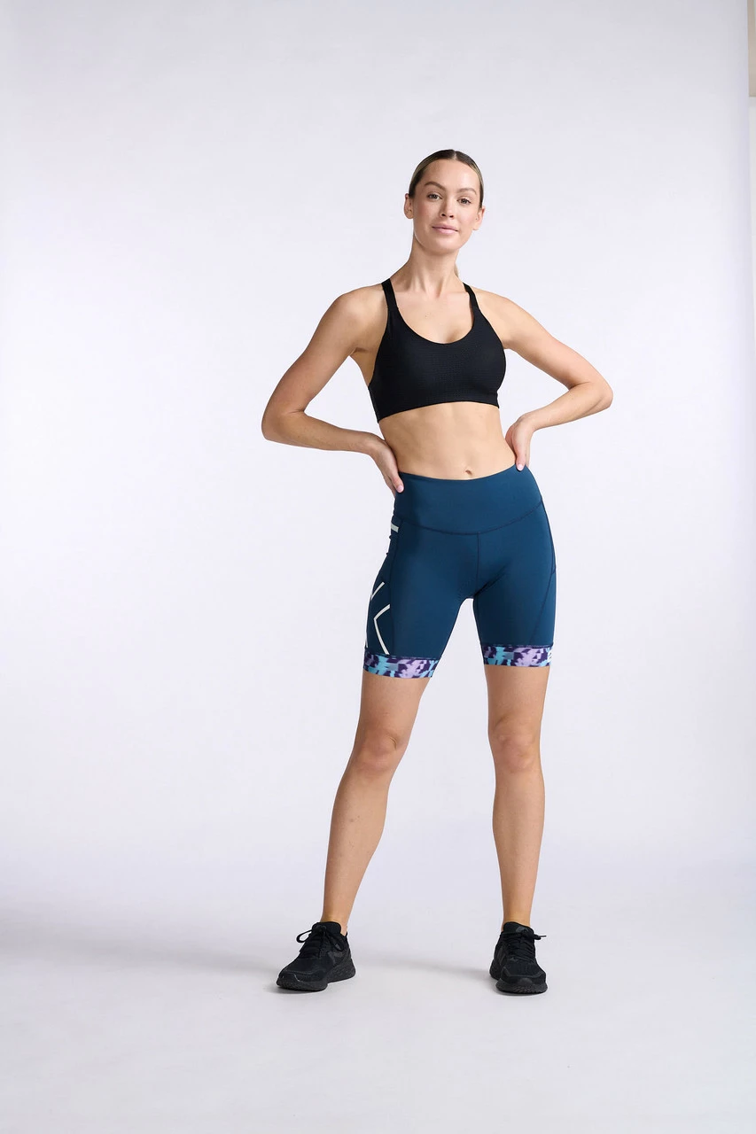 2XU - Core Tri Short - Women's - Moonlight/White - 2023 6 2XU - Core Tri Short - Women's - Moonlight/White - 2023 - Image 6