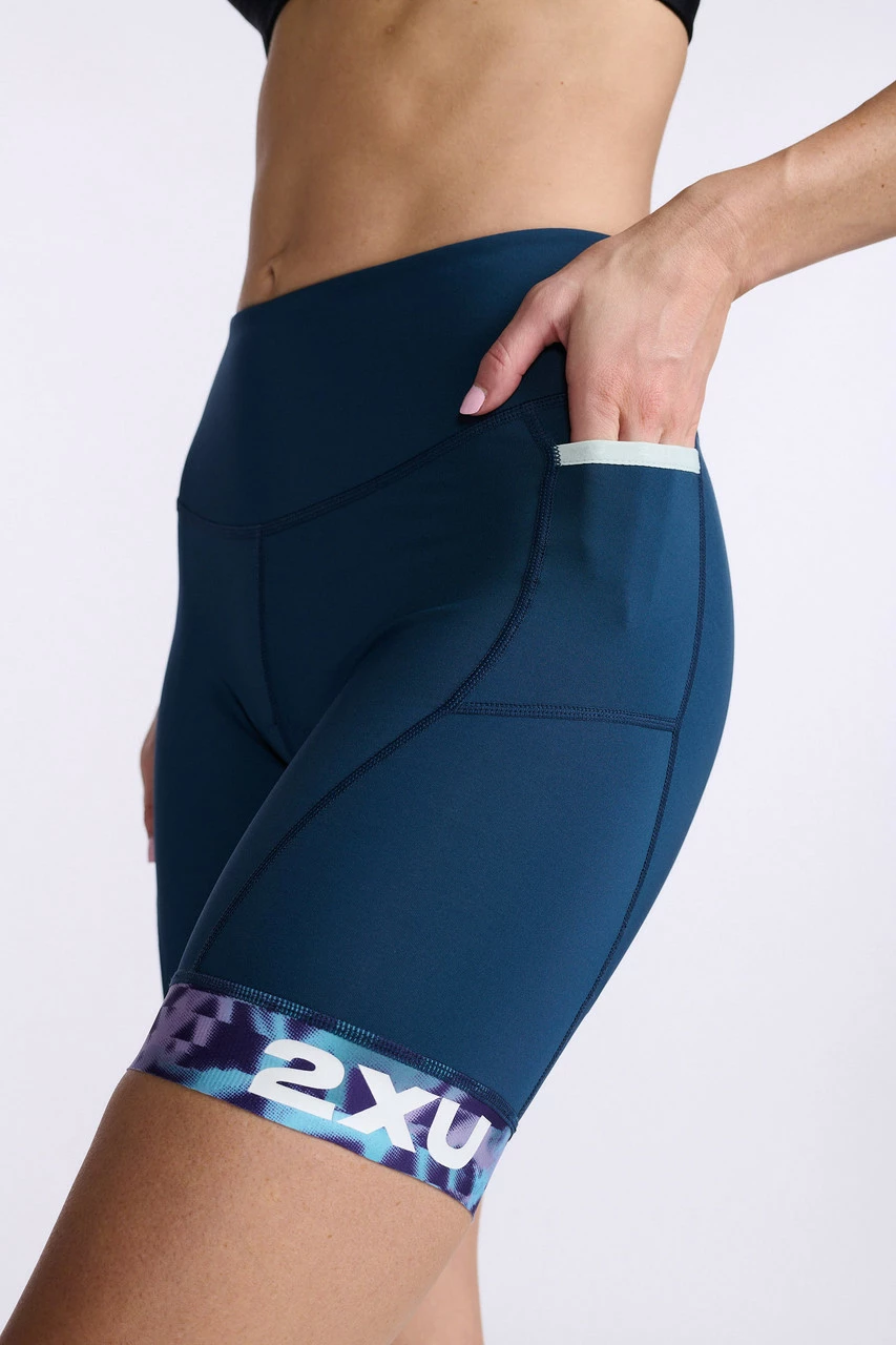 2XU - Core Tri Short - Women's - Moonlight/White - 2023 10 2XU - Core Tri Short - Women's - Moonlight/White - 2023 - Image 10