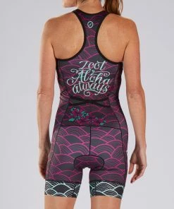 Zoot - Women's LTD Tri Racesuit -ZONE3 shop W ALOHA Tri Racesuit BACK 07193.1664811660