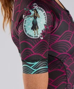 Zoot - LTD Tri Aero Race Suit - Women's - * -ZONE3 shop W ALOHA Tri SS Racesuit DETAIL6 66298.1673518803