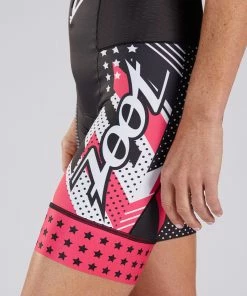 Zoot - LTD Tri Aero Race Suit - Women's - * -ZONE3 shop W TEAM Tri SS Racesuit DETAIL1 45076.1673518803