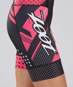 Zoot - LTD Tri Aero Race Suit - Women's - * -ZONE3 shop W TEAM Tri SS Racesuit DETAIL2 42448.1673518803