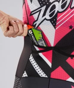 Zoot - LTD Tri Aero Race Suit - Women's - * -ZONE3 shop W TEAM Tri SS Racesuit DETAIL3 45001.1673518803