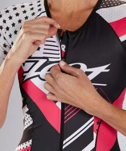 Zoot - LTD Tri Aero Race Suit - Women's - * -ZONE3 shop W TEAM Tri SS Racesuit DETAIL4 11965.1673518803