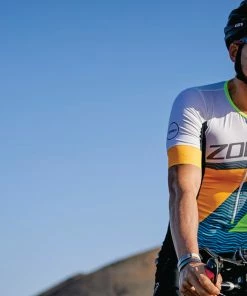 Zone 3 Zone3 - Limited Edition Lava Long Distance Aero Short Sleeved Trisuit - Men's - * -ZONE3 shop Web Product Size 002 95494.1670928600