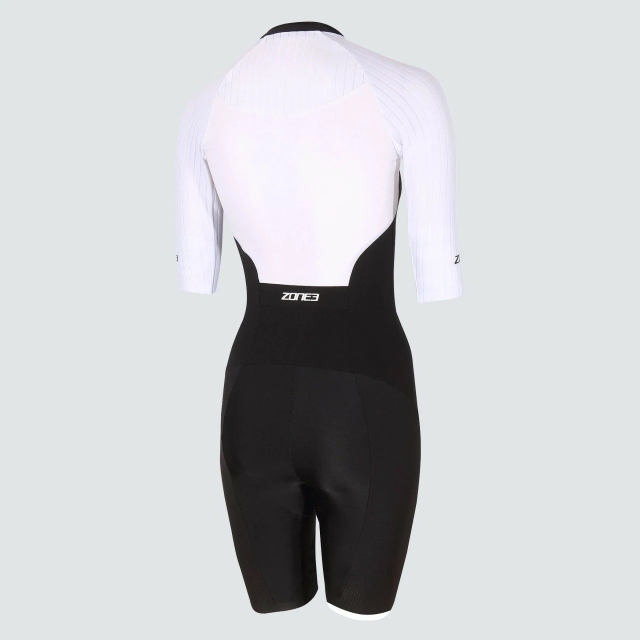 Zone 3 Zone3 - Lava Long Distance Full Zip Short Sleeve Trisuit - Women's - Black/White/Green - 2023 2 Zone 3 Zone3 - Lava Long Distance Full Zip Short Sleeve Trisuit - Women's - Black/White/Green - 2023 - Image 2