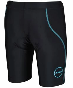 Zone 3 Zone3 - Activate Tri Shorts - Women's 6 Zone 3 Zone3 - Activate Tri Shorts - Women's -ZONE3 shop Womens activate shorts blk Turquoise back web 77161.1621331641