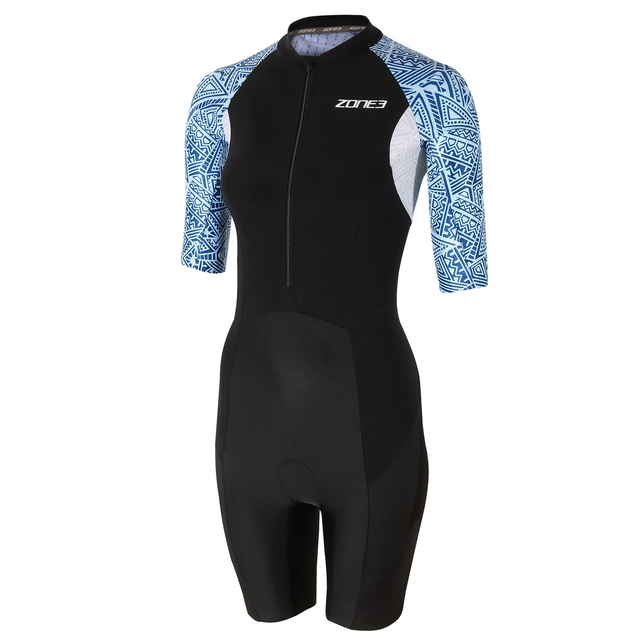 Zone 3 Zone3 - Lava Short Sleeve Trisuit (Kona Print) - Women's 1 Zone 3 Zone3 - Lava Short Sleeve Trisuit (Kona Print) - Women's