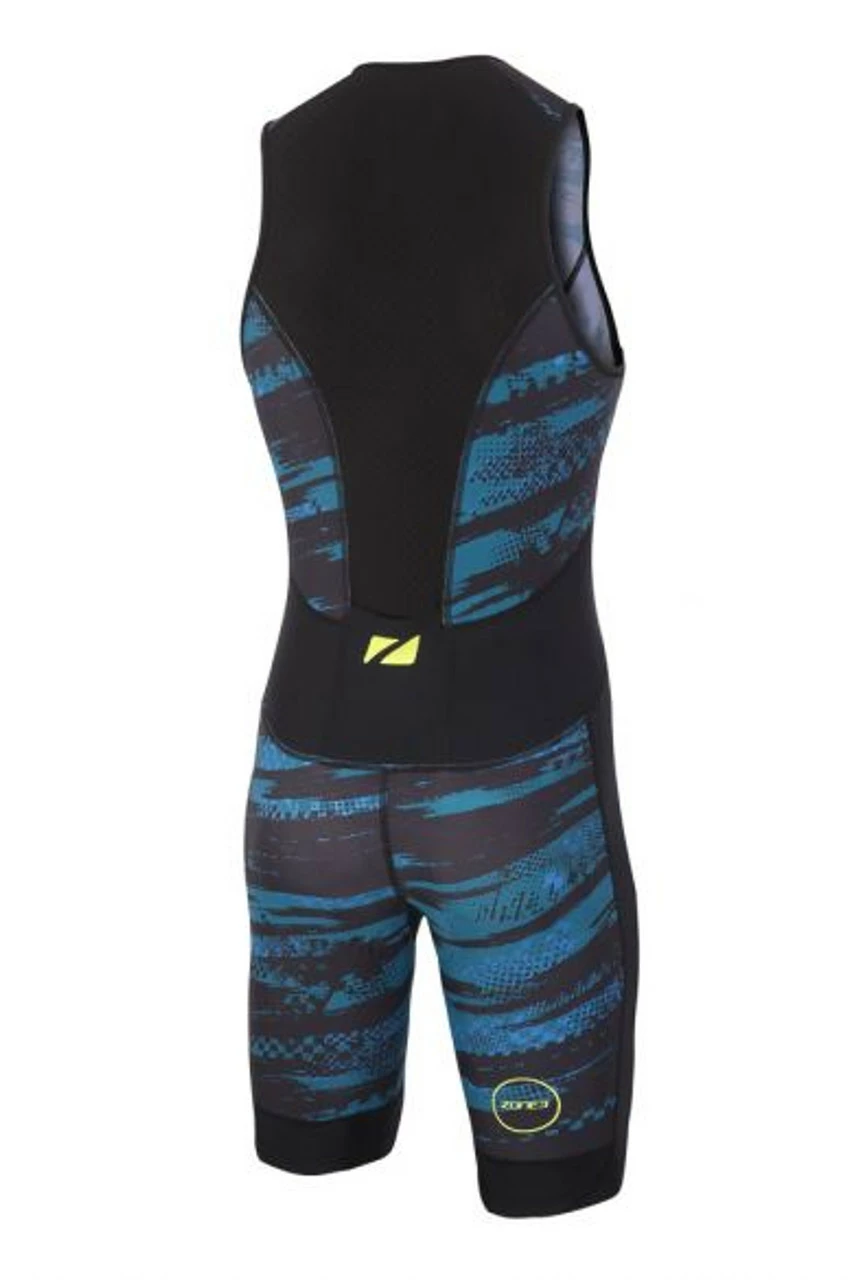 Zone 3 Zone3 - Activate Plus Stealth Speed Camo Full Print Trisuit - Men's 2 Zone 3 Zone3 - Activate Plus Stealth Speed Camo Full Print Trisuit - Men's - Image 2