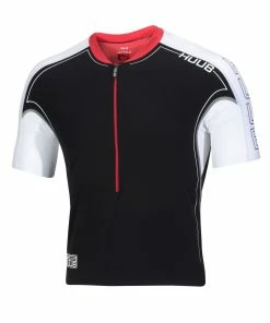 HUUB - Dave Scott Long Course Top - Half Zip -ZONE3 shop dave scott tri top white front 1 40268.1439546966