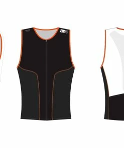 Zerod Mens ISINGLET -ZONE3 shop iSINGLET Black Orange White CAD image 1 51631.1394036073